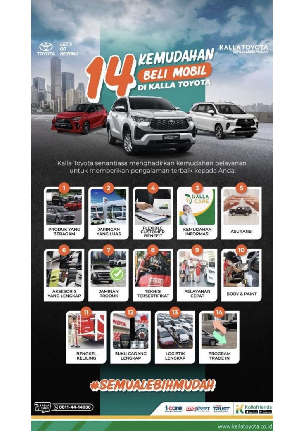Bingung Pilih Merk Mobil? Ini 14 Kemudahan Beli Toyota