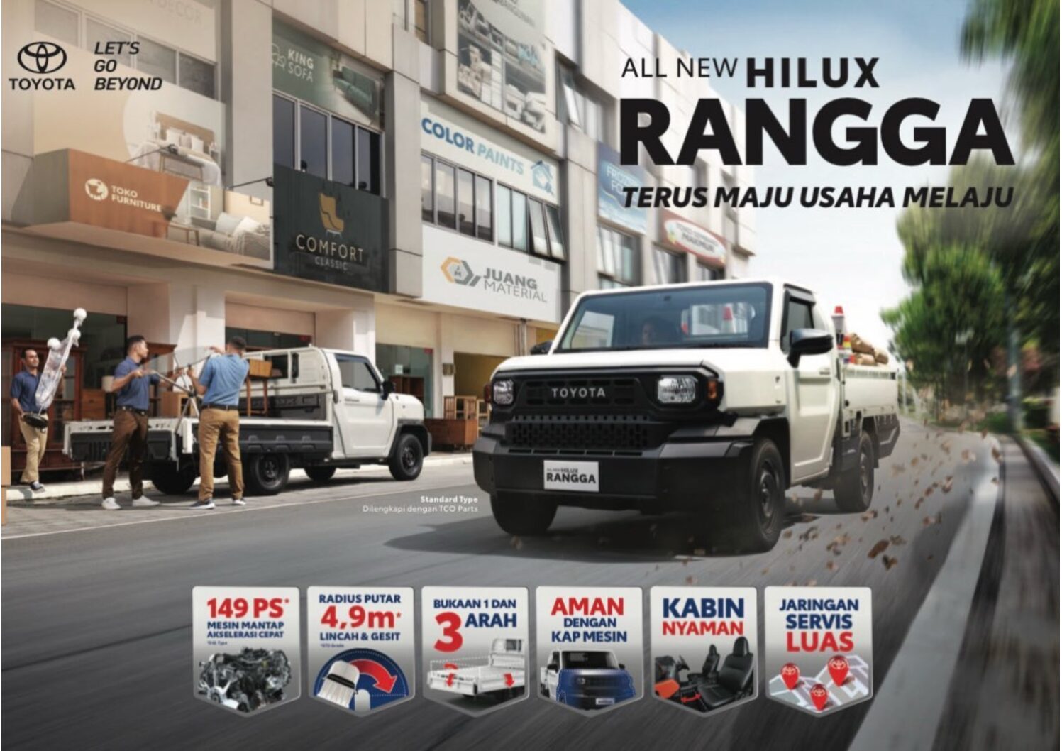 New Hilux Rangga Terus Maju Usaha Melaju Bersama Toyota Sulawesi