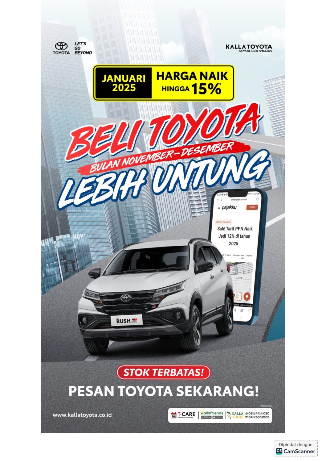 Promo Menarik Akhir Tahun, Beli Toyota Bulan Ini Lebih Untung