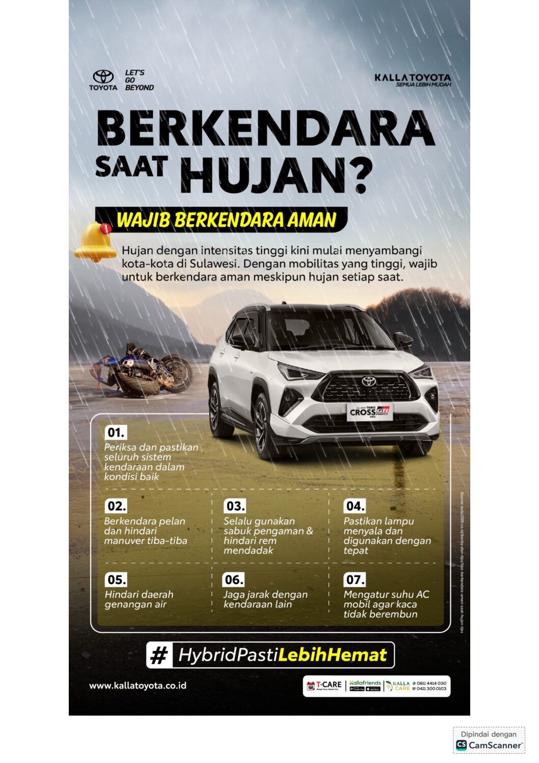 Tips Aman Berkendara Saat Hujan, Jangan Diabaikan