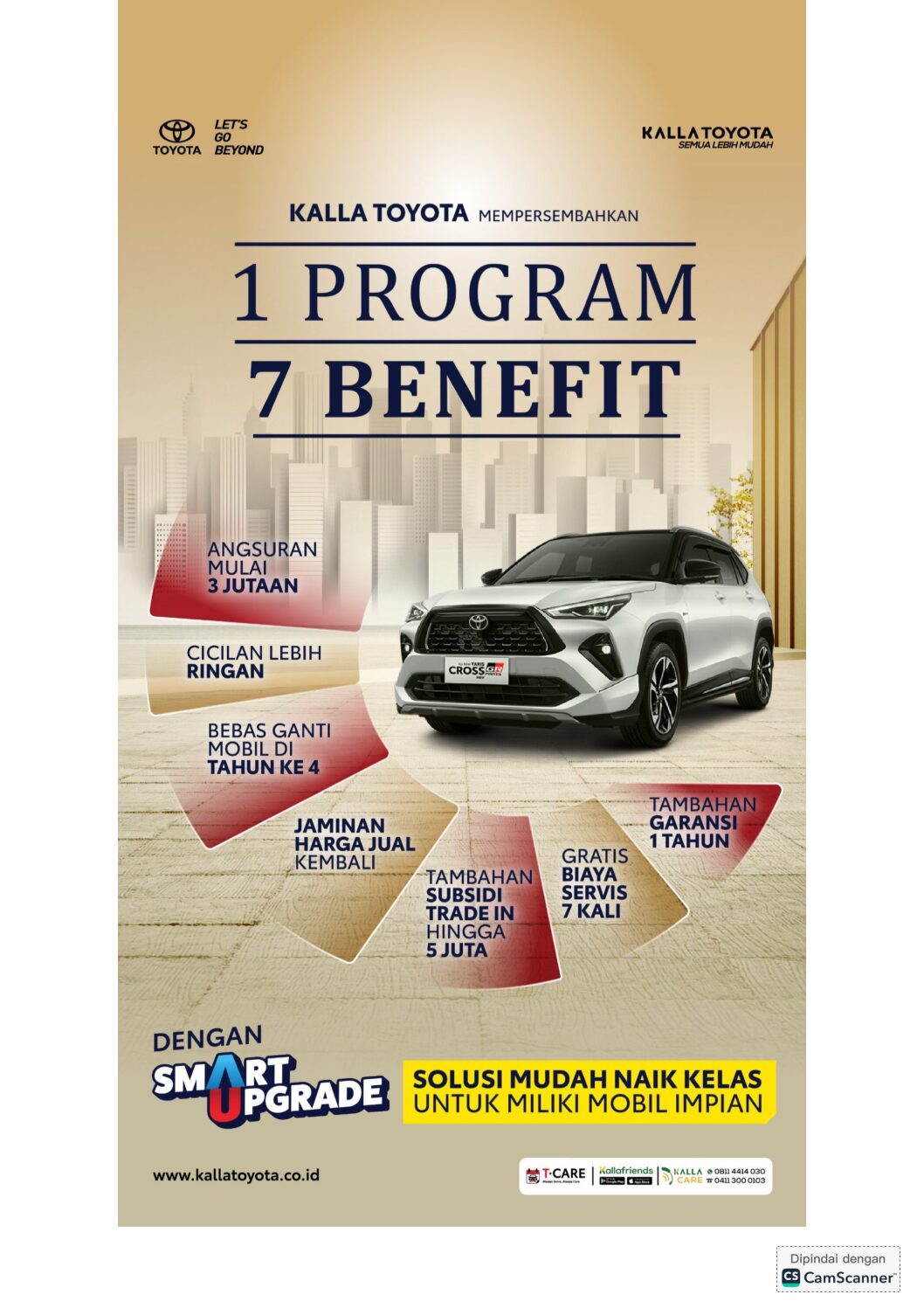 Kalla Toyota Mempersembahkan 1 Program 7 Benefit: Solusi Mudah Miliki Mobil Impian
